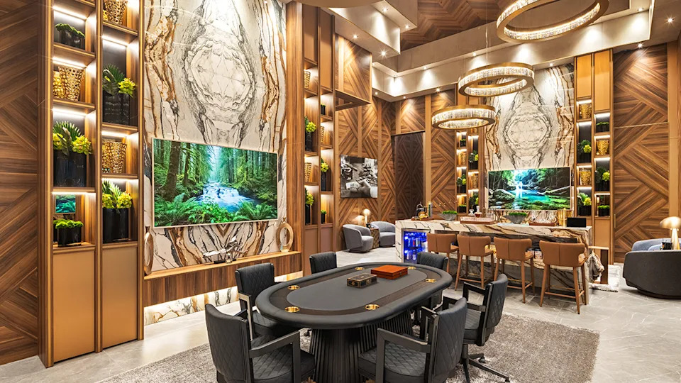 Villa Skyfall poker lounge