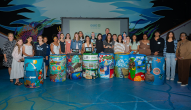 Water Color Project | Orange County students auction hand-painted rain barrels for water conservation