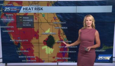 Impact heat and late-day storms for South Florida