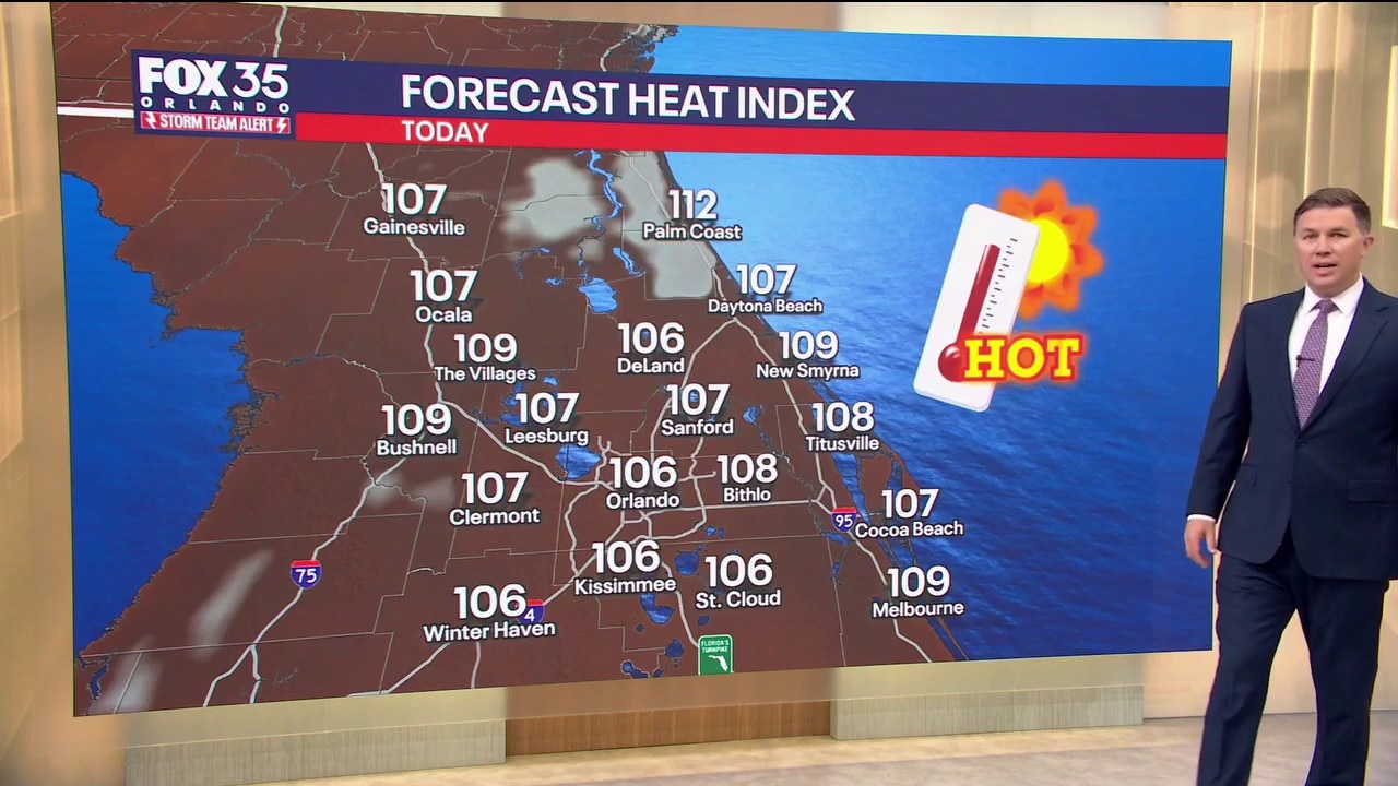 Orlando AM Weather Forecast: Dangerous heat the rest of the week