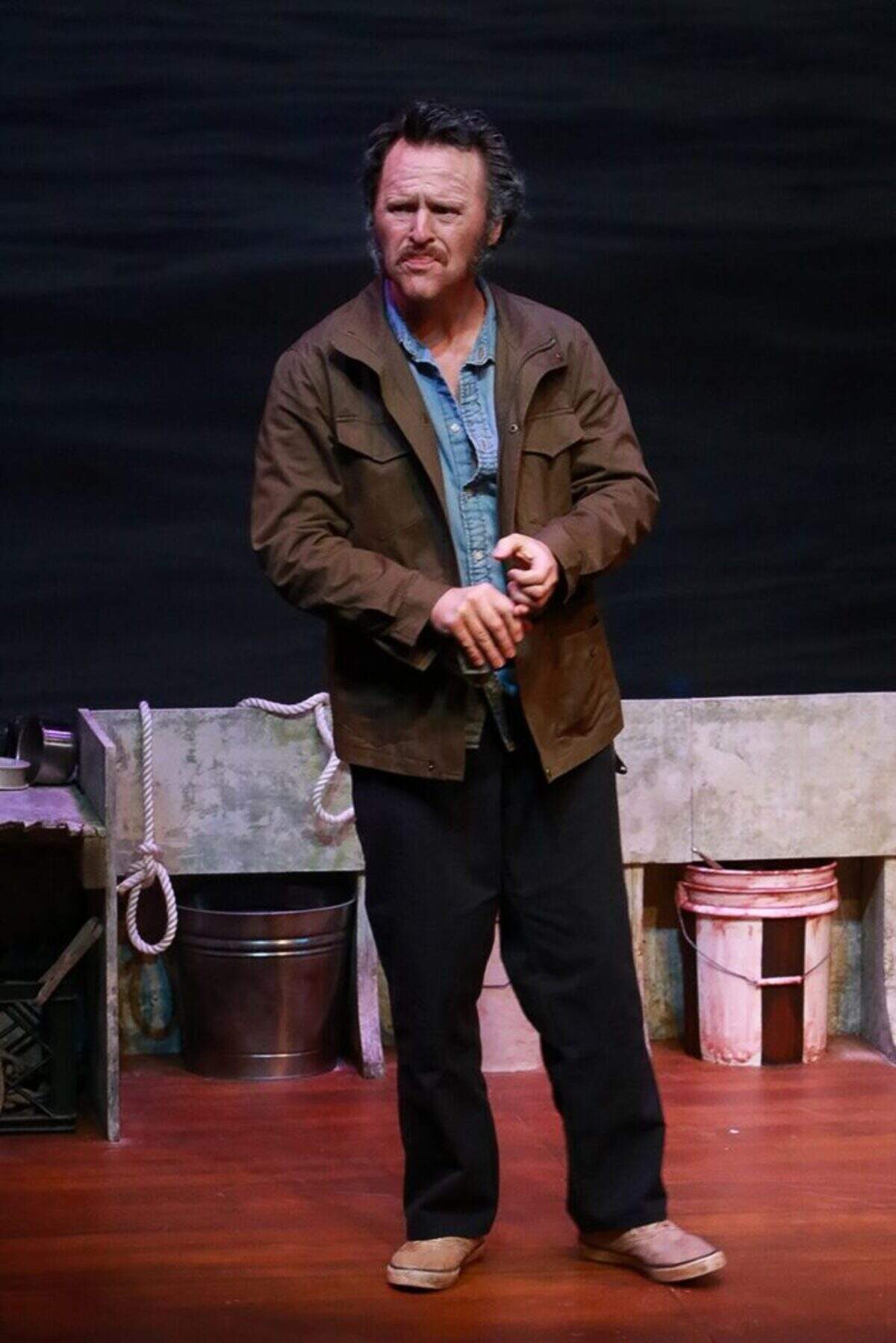Iain Batchelor portrays Robert Shaw in “The Shark Is Broken” at Actors’ Playhouse.