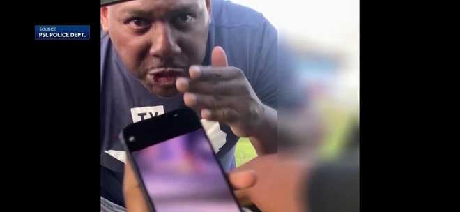 Cellphone video shows St. Lucie County corrections deputy in off-duty road rage incident A St. Lucie County corrections deputy has been arrested in connection with an off-duty road rage incident.
Corrections deputy Devin Mills was taken into custody by the Port St. Lucie Police Department on Monday night after an altercation with two 18-year-olds. Newly released cellphone video shows the moments leading up to his arrest.