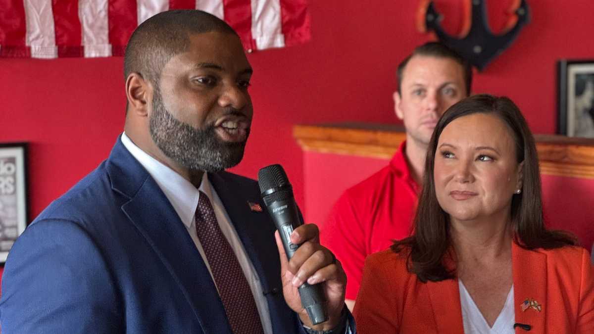 Byron Donalds and Ashley Moody hold first campaign event together in Orlando