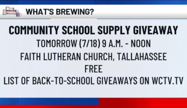 What’s Brewing - Community School Supply Giveaway
