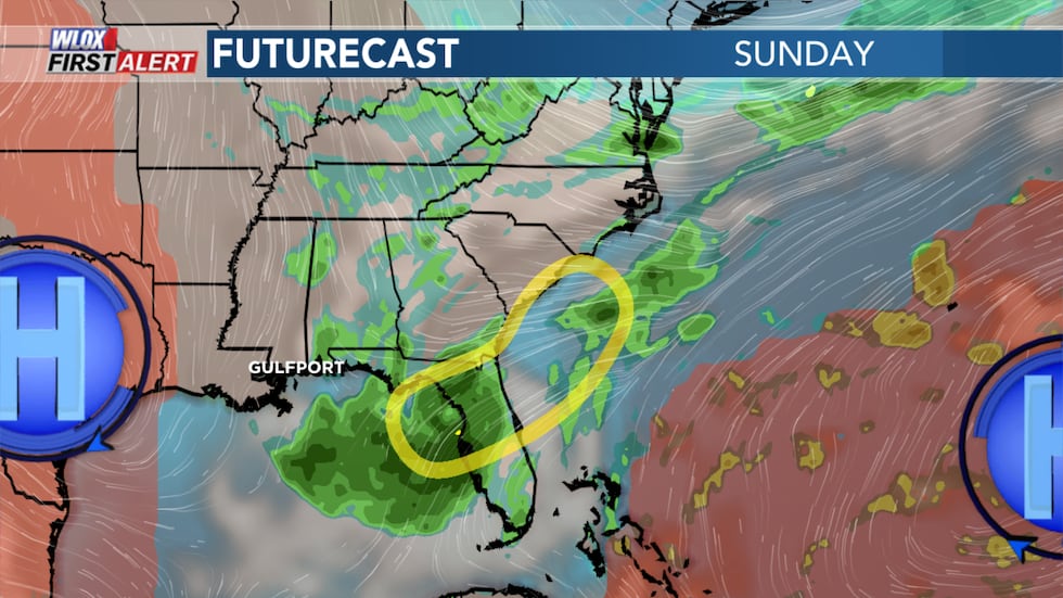 Low pressure could begin to form somewhere near Florida this weekend