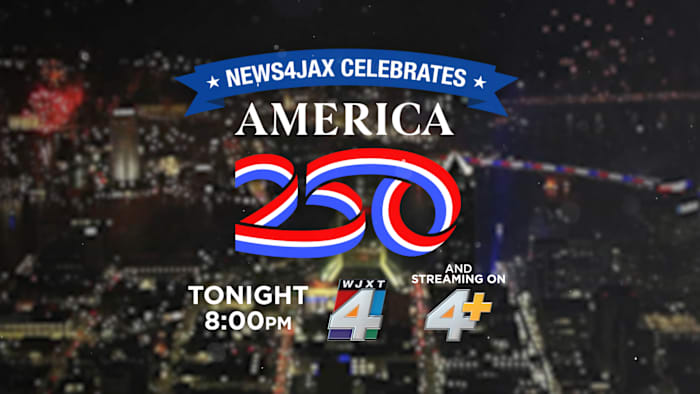 News4JAX celebrates America 250 Saturday at 8 p.m.
