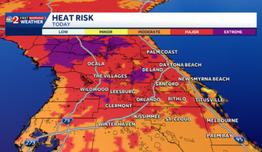 Storms, dangerous temps target Central Florida