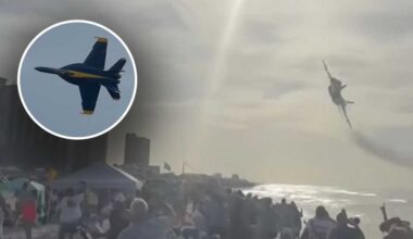 Watch: Blue Angels conducting review after low-altitude flyover in Florida