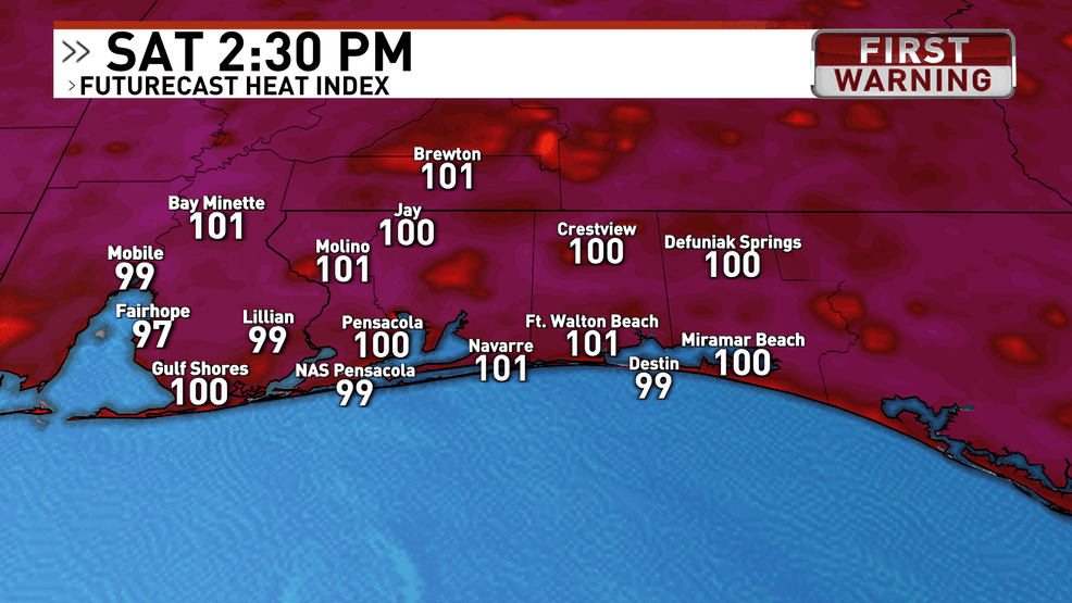 Saturday Heat Index