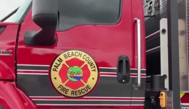Several people displaced by house fire in Lantana, Florida