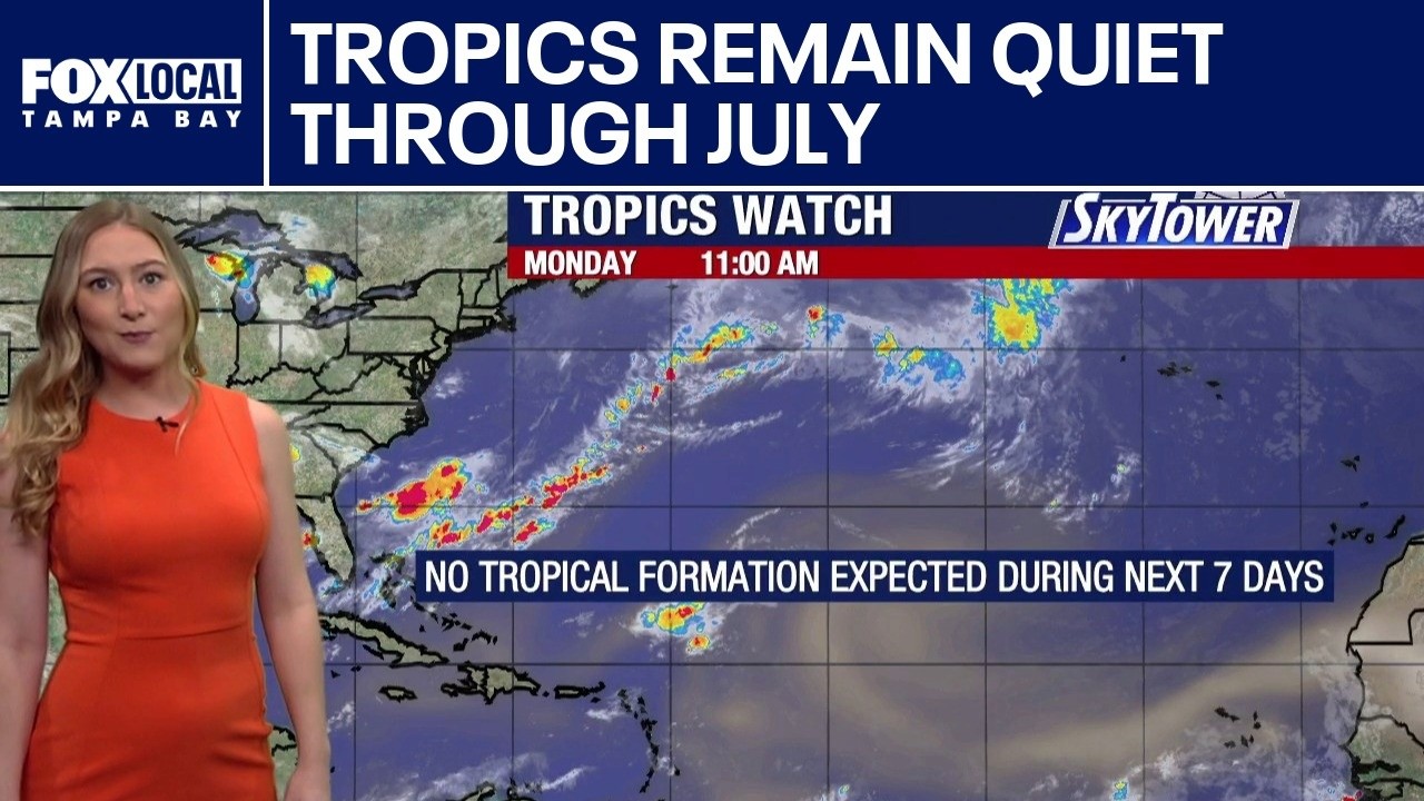 Tropics to remain quiet through July