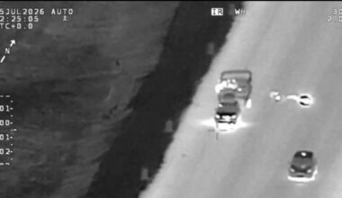 Chopper captures fireworks shooting from moving car on I-95 in Florida – NBC 6 South Florida
