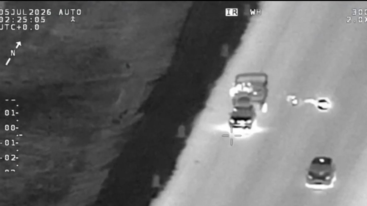 Chopper captures fireworks shooting from moving car on I-95 in Florida – NBC 6 South Florida