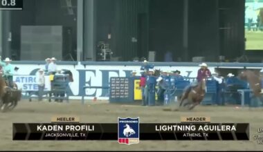 Athens’ Lightning Aguilera, Jacksonville’s Kaden Profili win $16,000 at 4 rodeos