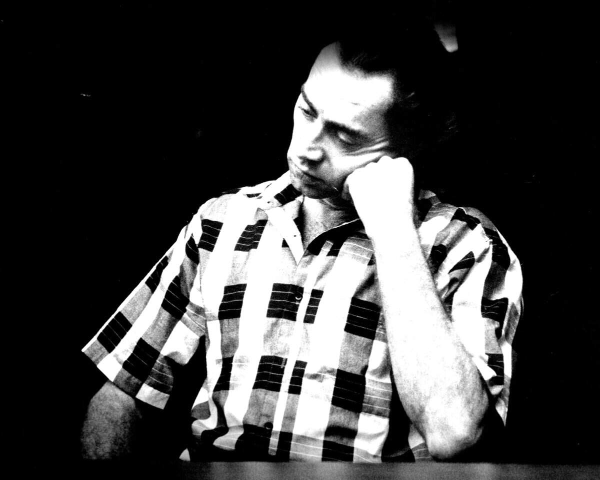 Dennis Sochor reacts after the verdict is read.