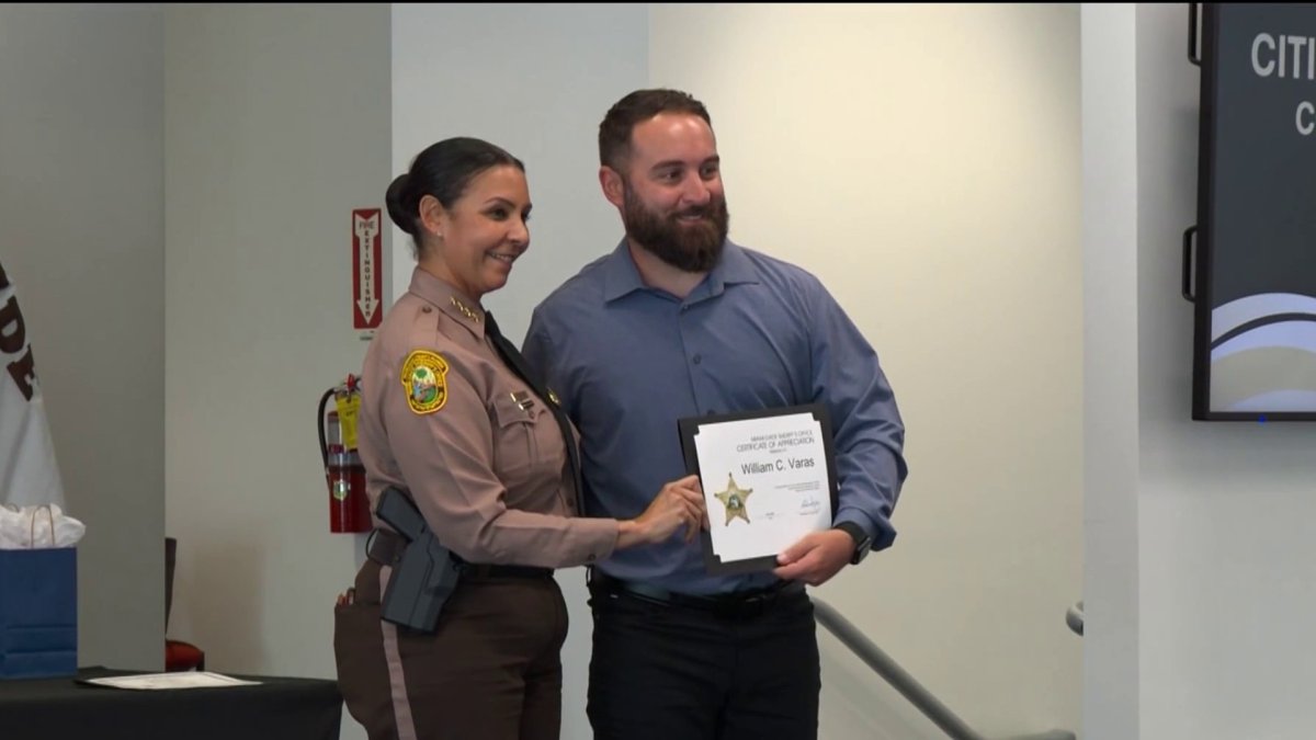 Miami-Dade Sheriff’s Office honors lieutenant and coach during award ceremony – NBC 6 South Florida