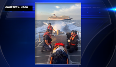 USCG evacuates woman who had pregnancy complications from cruise ship - WSVN 7News | Miami News, Weather, Sports