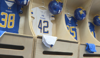 Rickards football receives gameday attire, signage as part of nationwide contest win