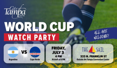 The World Cup Comes to Tampa ⚽: City Hosting Watch Party Friday