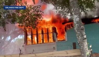 Historic home in Orlando goes up in flames amid legal battle