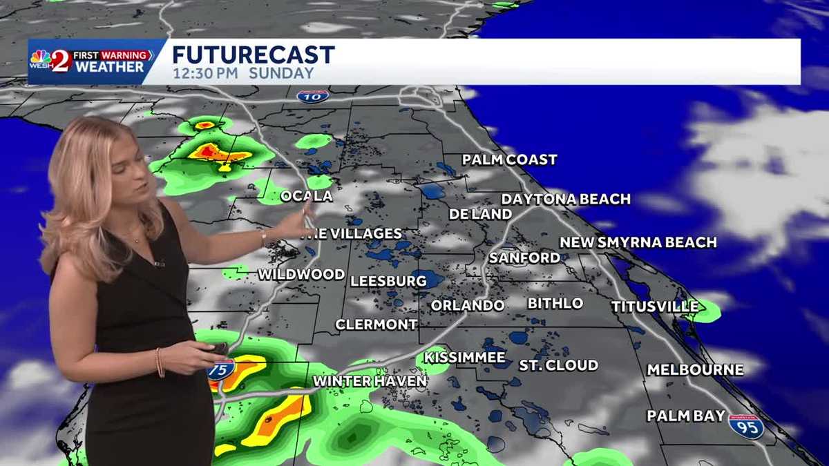 Storms arrive early this afternoon across Central Florida