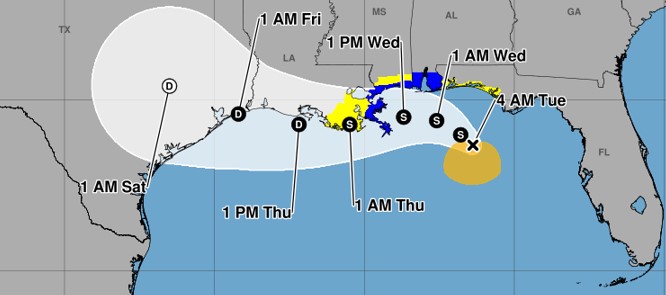 Tropical Storm Bertha threatens Panhandle, US Gulf coast