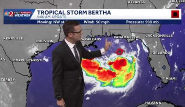 Bertha fuels drier weather, rising heat in Central Florida