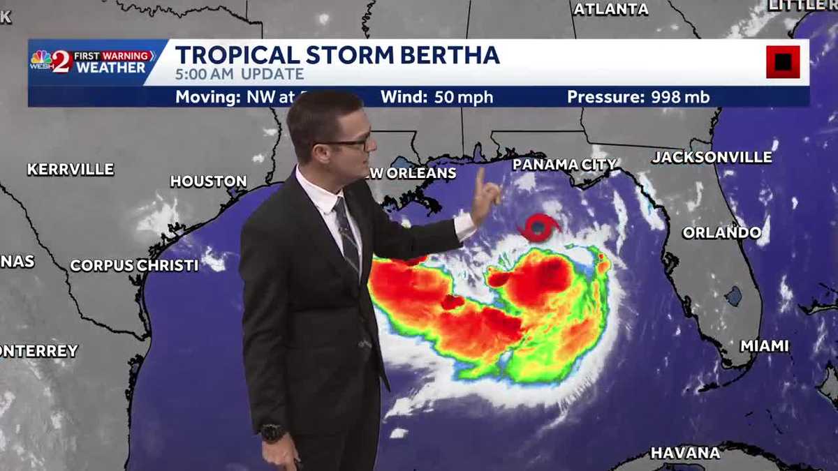 Bertha fuels drier weather, rising heat in Central Florida
