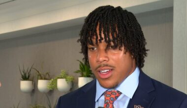 Auburn Quarterback Byrum Brown reflects on time at USF during SEC Media Days
