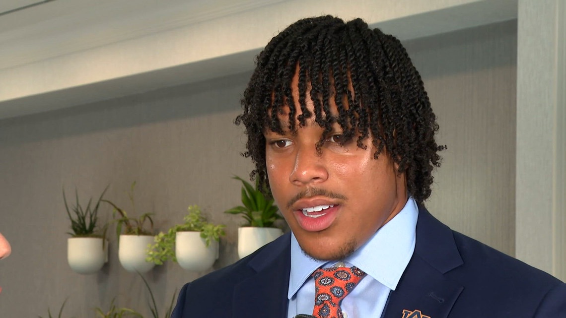 Auburn Quarterback Byrum Brown reflects on time at USF during SEC Media Days