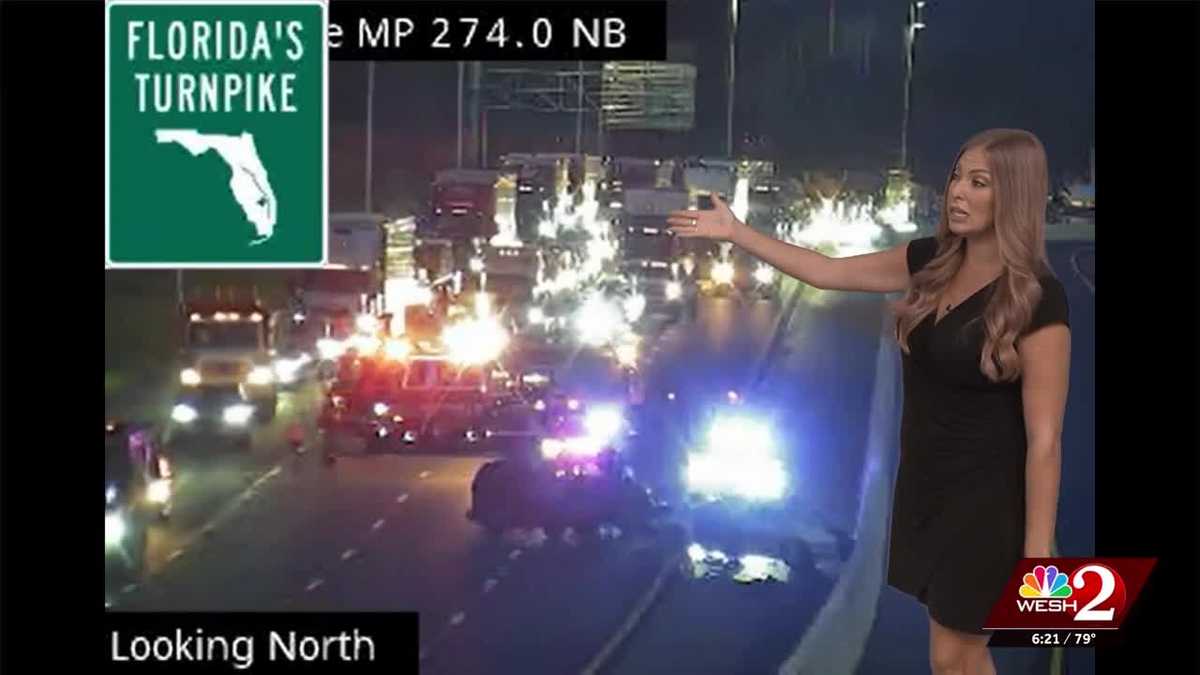 Major crash closes Florida's Turnpike southbound in Winter Garden