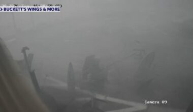 Shocking video recorded in Lee County of storm causing businesses to go without power | Lee County