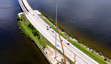 Cape Coral's 250-foot flagpole rises ahead of July 4th celebration | Lee County