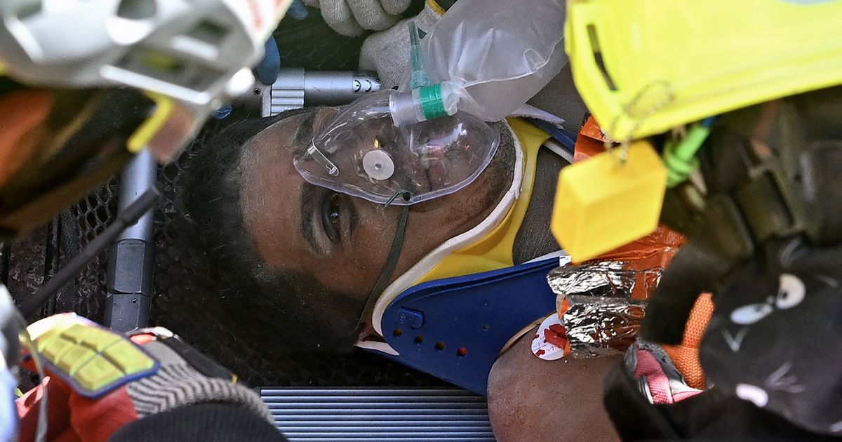 Miami firefighters help rescue man buried in rubble for 8 days after earthquake