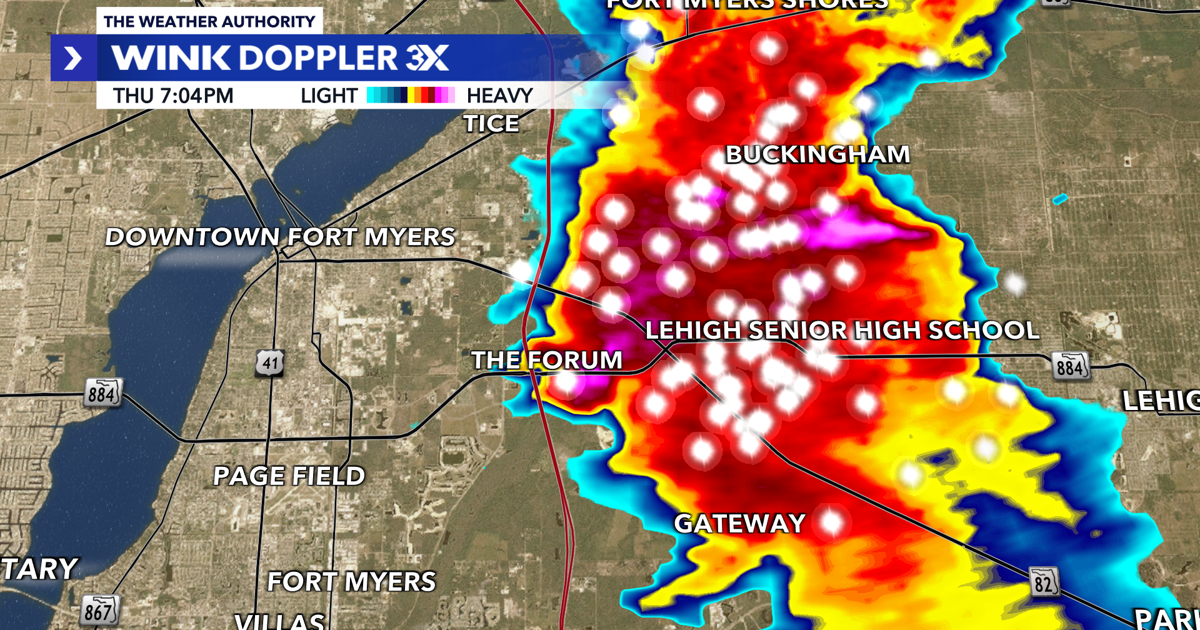 Landspout forms in Fort Myers as storms collide over Colonial Blvd. and I-75 | Lee County
