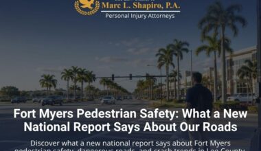 Fort Myers Area Ranks Among Nation's Most Dangerous Metros for Pedestrians, 2026 National Safety Report Finds | National