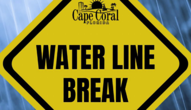 Crews respond to Pine Island Road water line break in Cape Coral | Lee County