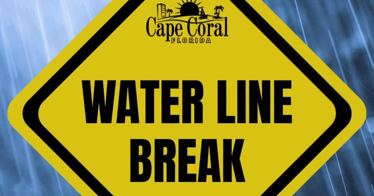 Crews respond to Pine Island Road water line break in Cape Coral | Lee County