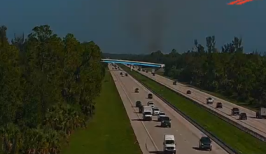 Brush fire present on I-75 near Mile Marker 147 in North Fort Myers | Lee County