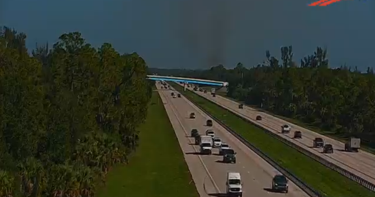 Brush fire present on I-75 near Mile Marker 147 in North Fort Myers | Lee County
