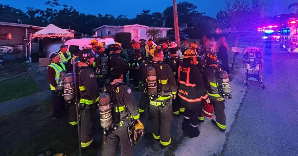 St. Lucie Fire District crews rescue two dogs from burning home | St. Lucie County