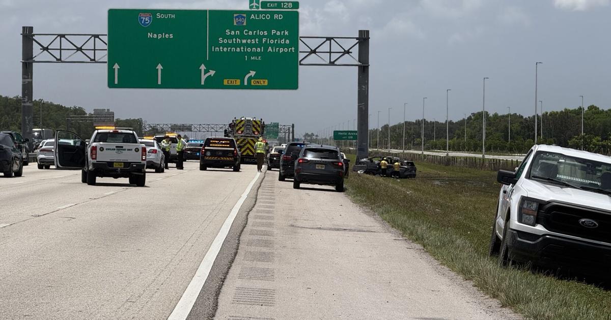 Driver killed in crash on I-75 near Daniels Parkway in Lee County | Lee County