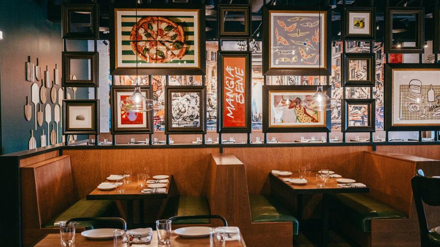 Italian-inspired design fills dining area