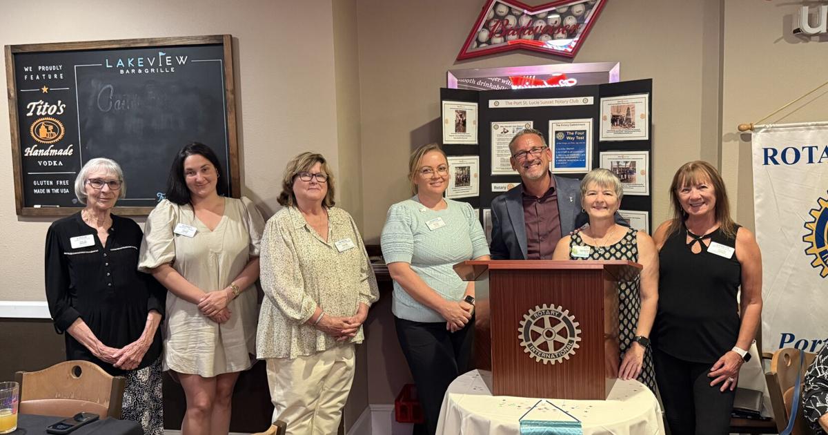 Rotary club installs officers, celebrates year of service | St. Lucie County