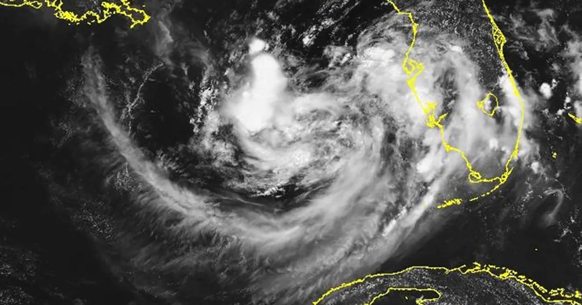 Slow-moving system off Florida coast could become tropical, hurricane center says