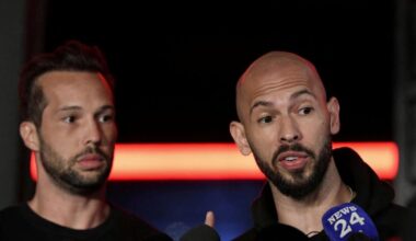 Social media influencers Andrew and Tristan Tate arrested in Miami, US Marshals Service tells AP | Crime