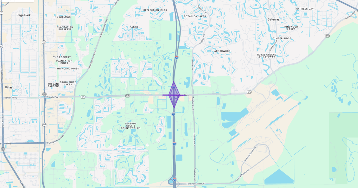 I-75 off-ramp at Daniels Parkway closing nightly to install new wrong-way detection tech | Traffic