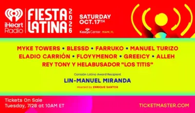 Latin Music Stars Unite October 17th for 2026 Fiesta Latina in Miami | NewsRadio WIOD