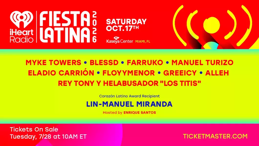 Latin Music Stars Unite October 17th for 2026 Fiesta Latina in Miami | NewsRadio WIOD