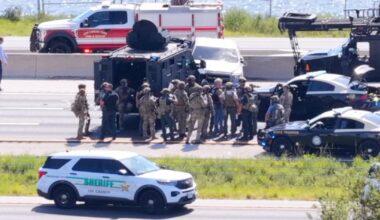 Wanted homicide suspect who barricaded themselves on I-75 in custody | Lee County